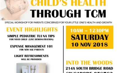 Boost your Child’s Health Through TCM Talk on 11 November 2019